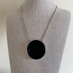 Big black onyx gemstone , minimalist sytle necklace Necklace circumference, 18 inçhes The product will be sent within a gift bag Sending me requests and suggestions, please feel free to convo For other inquiries, please visit the shop policies Thank you for visiting our shop İnstagram: sevimsdesign Modern Black Chain Necklace For Formal Occasions, Modern Black Formal Chain Necklace, Black Pendant Chain Necklace Gift, Minimalist Black Chain Necklace With Adjustable Chain, Minimalist Sterling Silver Necklace With Large Pendant, Nickel-free Black Necklace, Everyday Round Onyx Jewelry, Black Adjustable Chain Necklace For Everyday, Everyday Black Adjustable Chain Necklace