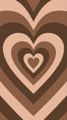 an image of a heart pattern in brown and pink