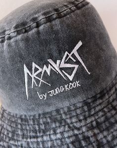 Embroidered Hat - Armyst by Jungkook * 100% cotton Each product is unique and made entirely by us so the embroidery may vary slightly. If you want to customize your product, with additions or changes, contact us! Free national shipping for orders over 80€! Cotton Bucket Hat With Embroidered Logo For Streetwear, Hip Hop Cotton Hat With Embroidered Logo, Embroidered Logo Bucket Hat For Streetwear, Embroidered Logo Hats For Summer Streetwear, Embroidered Cotton Hat For Streetwear, Summer Streetwear Hats With Embroidered Logo, Summer Bucket Hat With Embroidered Logo For Streetwear, Summer Streetwear Bucket Hat With Embroidered Logo, Trendy Bucket Hat With Embroidered Logo