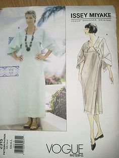 a woman's dress and top sewing pattern