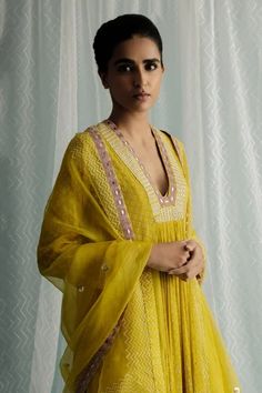 Shop for Surbhi Gupta Yellow Noa Printed Anarkali Dhoti Pant Set for Women Online at Aza Fashions Sheer Dupatta Sets For Puja And Festivals, Sheer Dupatta Set For Puja And Eid, Sheer Dupatta Sets For Puja On Eid, Diwali Salwar Kameez With Sheer Dupatta For Puja, Sheer Dupatta Sets For Puja During Eid, Sheer Dupatta Set For Eid Puja, Festive Sets With Sheer Dupatta For Puja, Eid Puja Set With Sheer Dupatta, Diwali Puja Set With Sheer Dupatta