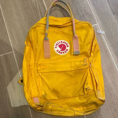 Beautiful Backpack! Looking To Have More Adventures ); Beautiful Backpacks, More Adventures, Kanken Backpack, Fjallraven Kanken, Fjallraven Kanken Backpack, Bag Lady, Backpacks, Yellow, Women Shopping