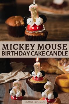 We love creating Disney inspired candles and now we have a Mickey Mouse candle collection that is perfect for birthdays and special occasions. If your child loves Mickey Mouse, check out our Disney-inspired candles that are perfect for birthday party decor and as a birthday cake topper. Our Mickey Mouse candles are a great gift or use them as a centerpiece for your birthday party or event you're planning. Unique special occasion candles featuring Mickey Mouse from Disney. Mickey Mouse Birthday Cake