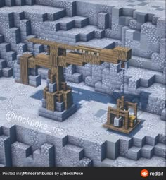 Minecraft Quarry, Minecraft Building Guide, Case Minecraft, Minecraft Steampunk