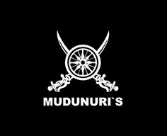 the logo for munnuri's is shown on a black background with two crossed swords