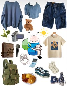 Adventure Time Clothes, Got Characters, Space Outfit, Finn The Human, Stylish Men Casual, Chill Outfits, Dream Clothes