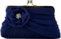 Elegant Blue Evening Bag, Elegant Blue Clutch Ideal As A Gift, Elegant Blue Clutch For Wedding Guest, Blue Elegant Clutch For Wedding Guest, Elegant Blue Evening Bag For Wedding Guest, Bridesmaid Clutch, Bridesmaid Clutches, Dupioni Silk, Wedding Purse