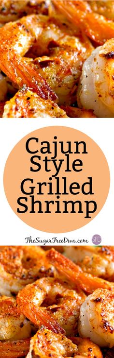 the grilled shrimp is ready to be served