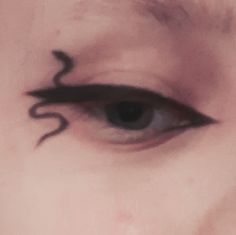 Snake Makeup Look Easy, Rep Era Makeup, Reputation Makeup Looks, Reputation Make Up Taylor Swift, Graphic Eyeliner Halloween, Reputation Era Makeup Ideas, Snake Makeup Eye, Eras Tour Reputation Makeup, Makeup Looks Without Eyeliner