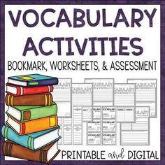 a pile of books with the words,'printable and digital library templates '