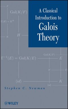 a book cover with the title'a classical instruction to galois theory