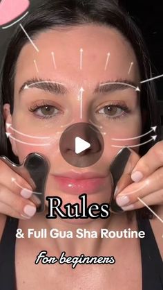 Anti Aging Gua Sha, Gua Sha Technique Beginner, Gua Sha Over 50, Gua Sha For Laugh Lines, Face Massage Anti Aging Gua Sha, Gua Sha Direction, Gua Sha Benefits Facial Massage, Full Gua Sha Routine, Gus Sha Tutorial