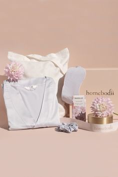 For Her Hamper By Homebodii - Eggshell Blue | Homebodii AU. Eberjey Pajamas, Hampers For Her, Cacao Chocolate, Personalized Robe, Beautiful Range, Unique Mothers Day Gifts, Pajamas Gift