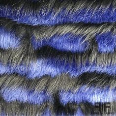 blue and black fur textured together