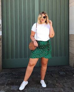 Summer Outfits 2020 Plus Size, Spring Outfit Women, Edgy Summer Outfits, Outfits Gorditas, Summertime Outfits, Look Office, Plus Size Looks