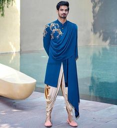 Sangeet Outfit For Men, India Fashion Men, Mens Traditional Wear, Mens Indian Wear, Wedding Kurta For Men, Gents Kurta Design, Gents Kurta, Mens Fashion Illustration