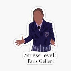 Paris Geller Aesthetic, Gilmore Girls Stickers, Gilmore Girls Characters, Movie Stickers, Girls Stickers, Paris Geller, Graduation Stickers, Gilmore Girl, Cute Laptop Stickers