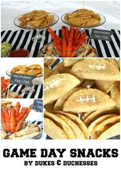 game day snacks for kids and adults