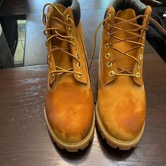 Man Size 8 Timberland Boots Tan In Excellent Condition Timberland Shoes Men, Timberland (men), Timberlands Shoes, Timberland Shoes, Timberland Mens, Timberland Boots, Shoes Men, Shoes Mens, Men's Shoes