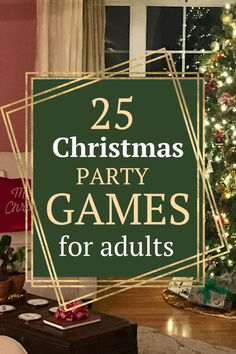 christmas party games for adults to play in the living room with presents on the floor