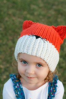 Ravelry: Easy Fox Hat pattern by Lindsey Dale Fox Hat Pattern, Crochet Fox Hat, Fox Hat Crochet, Winding Road Crochet, Kids Hats Patterns, Wolf Hat, Crochet Animal Hats, Crochet Winter Hats, Crochet Kids Hats