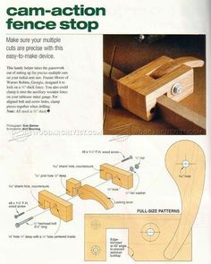 an instruction manual for making a wooden bench