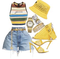 Fashion Outfits Summer Black Women, Plus Size Outfit Of The Day, Festival Outfits Classy, Blue And Tan Outfits For Women, Brunch Festival Outfit, Essence Fest Outfits, 70s Summer Clothes, Rooftop Pool Party Outfit, Date Night Baddie Outfit