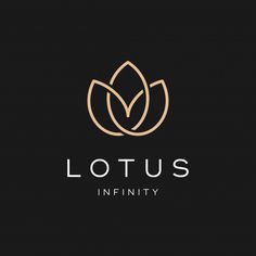 lotus logo with the word lotus in it's center and an outline of leaves