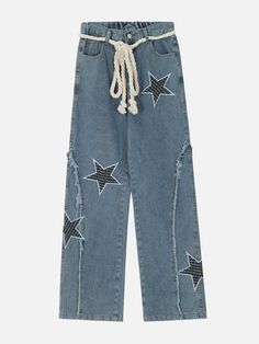 TALISHKO™ - Star Embroidery Jeans