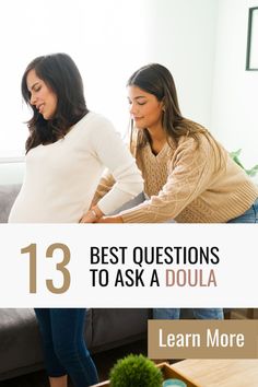 If you are newly pregnant or approaching your due date and are considering hiring a birth doula this article is for you. When a birth doula is present during birth the likelihood of medical intervention, c section, and many birth complications drastically decrease. Every mom needs good birth support. A doula is an amazing birth support person that can help you have a successful delivery and postpartum. These questions to ask a doula will help you choose the right doula for your needs. Holistic Birth, Birth Support, Best Interview Questions, Doula Care, Interview Questions To Ask, Doula Business, Newly Pregnant, Doula Services, Mom Needs