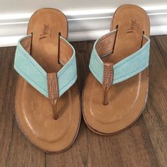 Vintage Turquoise Sandals From Sundance Clothing. Never Worn, Like New Condition With No Stains Or Tears. Nonsmoking And Pet Free House. Adjustable Blue Flip Flops With Arch Support, Green Flip Flops With Arch Support For Summer, Blue Toe Post Sandals With Arch Support, Blue Flip Flops With Ortholite Insole For Summer, Blue Summer Flip Flops With Ortholite Insole, Blue Sandals With Ortholite Insole For Beach, Blue Open Toe Flip Flops With Arch Support, Blue Ortholite Insole Sandals For Beach, Blue Ortholite Insole Flip Flops For Summer