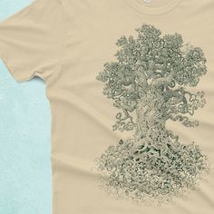 Humour Couple, Gnarled Tree, Tree Tshirt, Shirt Design Ideas, T Shirt Design Ideas, Kimono Vintage, Tee Tree, Mickey Mouse Shirts, T Shirt Art