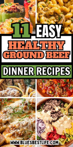 A collection of healthy ground beef recipe. Casseroles With Ground Beef, Ground Beef Dinner Recipes, Healthy Ground Beef Recipes, Beef Dinner Recipes, Ground Beef Dinner, Cooking With Ground Beef, Beef Meals, Healthy Ground Beef, Healthy Beef Recipes