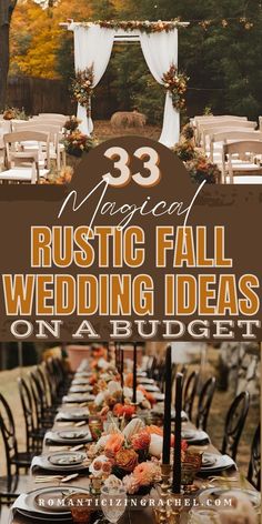 33 Beyond Beautiful Rustic Fall Wedding Ideas on a Budget weddingplan #brideonabudget #notabilityplanner #intimateweddings🍇. Backyard Wedding Budget Diy, Fall Picnic Wedding, Fall Southern Wedding, Fall Wedding Signage, Backyard Fall Wedding Ideas, Fall Backyard Wedding Ideas, Fall Wedding Ideas On A Budget, Fall Rustic Wedding Decor, Wedding On A Budget Ideas