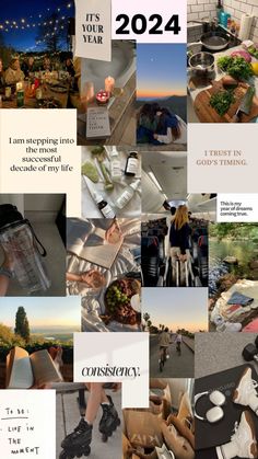 a collage of photos with the words, it's your year