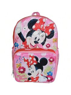 Minnie Mouse Girl's 16" Backpack W/Detachable Lunch Box










Made of an easy to clean and very durable polyester


Includes one backpack with detachable lunch box (lunch box is not insulated)


Backpack features one large zippered compartment for binder, books and folders & two net side pockets for bottles


Backpack with adjustable padded shoulder straps for additional comfort. Lunch box is easily strapped to the backpack


Backpack dimensions: 16"H x 12"W x 5"D. Lunch Box is 8.25"H x 10"W Insulated Backpack, Girls 16, Minnie Mouse Girl, Kids Boxing, Kids Backpacks, Sports Equipment, Kids Bags, Luggage Bags, Minnie Mouse