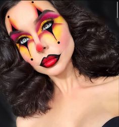 Beautiful Halloween Makeup, Maquillage Yeux Cut Crease, Uhyggelig Halloween, Holloween Makeup, Drag Make-up, Cute Halloween Makeup, Halloween Makeup Diy