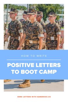 Keeping your recruit motivated during training isn't always easy. Here's how to help keep your letters to boot camp positive even when times get tough. Boot Camp Motivation Quotes, Boot Camp Encouragement Quotes, Army Letters Ideas Boot Camp, Letters To My Son In Boot Camp, Encouraging Words For Son In Boot Camp, Words Of Encouragement For Son In Basic Training, Letters To Bootcamp Ideas, Camp Letter Ideas