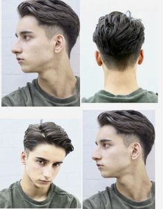 Men Haircut Styles Long On Top, Tomboy Haircut Thick Hair, Back Of Mens Haircut, Kim Namjoon Hairstyle, Low Taper Flow Haircut, Combover Haircut Men, Haircut For Wavy Hair Men, Mens Haircut Long On Top Short On Sides, Lowfade Hair