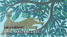 the cover of me merak's book, bhim masterclasss with an image of a dog in a tree