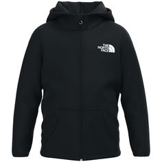 evo.com | The North Face Fleece > This cute and cozy midweight fleece is ready to go for mountains or for around town. The The North Face Glacier Full Zip Hoodie is a perfect choice to add a bit of warmth under a winter coat for snowy adventures, or to be worn on its own for cool autumn days. Lightweight Warmth Split Kangaroo Hand Pocket Center Back 14.75" 155 g/m | Kid's The North Face Glacier Full Zip Hoodie Toddlers' 2021 - 4 Black Winter Sports Fleece Hooded Jacket With Double-lined Hood, The North Face Black Hooded Hoodie, Fleece Outerwear With Drawstring Hood For Outdoor, Outdoor Fleece Jacket With Detachable Hood, The North Face Fleece Hoodie For Outdoor, The North Face Hooded Fleece Jacket For Streetwear, Fleece Hooded Jacket With Adjustable Hood For Winter Sports, Fleece Jacket With Drawstring Hood For Outdoor Activities, Hooded Fleece Jacket With Detachable Hood