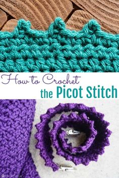 crochet the picot stitch is an easy way to learn how to knit