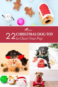 Christmas Dog Toys to Cheer Your Pup, christmas dog, dog toys