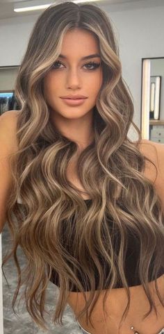 Ash Brown Blonde, Dark Hair Color Ideas, Dark Hair Color, Balayage Long Hair, Brown Hair Color Ideas, Brunette Balayage, Brunette Hair With Highlights, Brown Hair Color