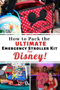 the ultimate emergency stroller kit for disney