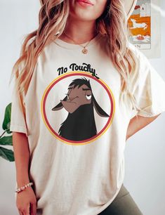 Retro Disney The Emperors New Groove  Kuzco Llama No Touchy T Shirt Emperors New Groove Party, Emporers New Groove Tattoo, Emperors New Groove Poster, Emperors New Groove Kuzco, Emporers New Groove Shirt, Disney Emperors New Groove, The Emperor’s New Groove, No Touchy, Funny Disney Shirts