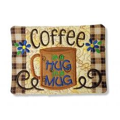 coffee is a hug in a mug magnet