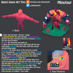 the instructions for how to make an in - game character