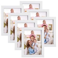 PRICES MAY VARY. Elegant 5x7 Frame Set: A pack of 7 white frames for 5x7 pictures and photos lets you easily decorate your home, office, wedding, nursery. The white woodgrain frames can be easily blended into any decor. It is an indispensable part of attractive wedding decoration. Multi display methods: This white photo frame set comes with necessary accessories to make you easily achieve a variety of displays. Whether hung on the wall or placed on desks, it can be displayed both horizontally an Photo Frames For Wall, Collage Mural, White Photo Frames, 5x7 Picture Frames, 8x10 Picture Frames, Tabletop Picture Frames, 4x6 Picture Frames, White Frames, Tabletop Display