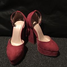 Never Worn, Bought For A Halloween Costume That I Never Wore. More Pictures Upon Request. Maroon Pumps, A Halloween Costume, More Pictures, Charlotte Russe, Halloween Costume, Halloween Costumes, Size 7, Pumps, Women Shoes